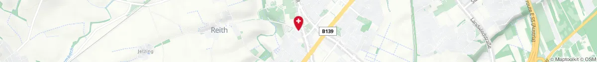 Kartendarstellung des Standorts für Kürnberg Apotheke in 4060 Leonding